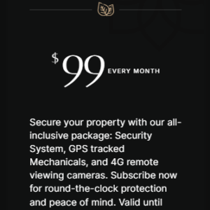 Security System Monthly