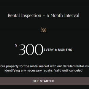 Rental Inspection - 6 Month Interval