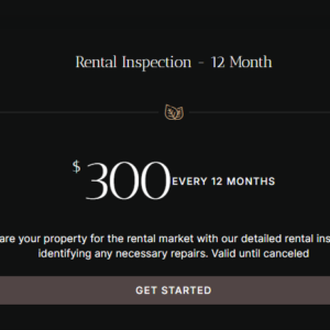 Rental Inspection - 12 Month